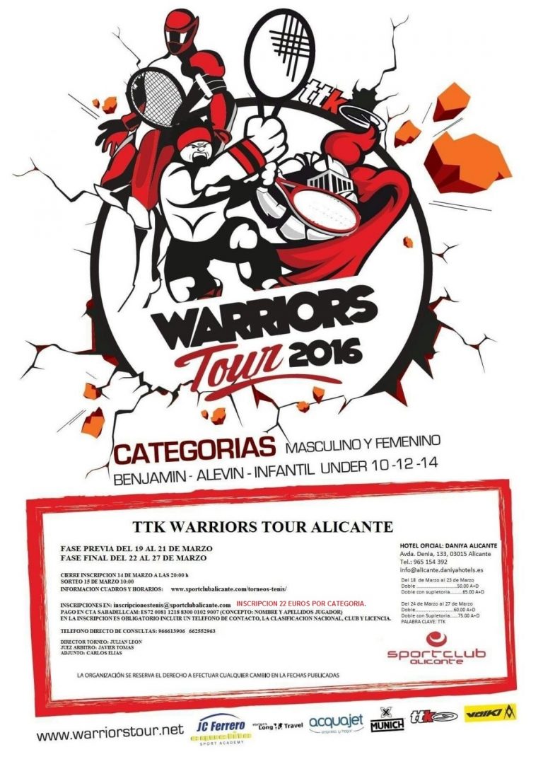 warriors tour alicante 2023