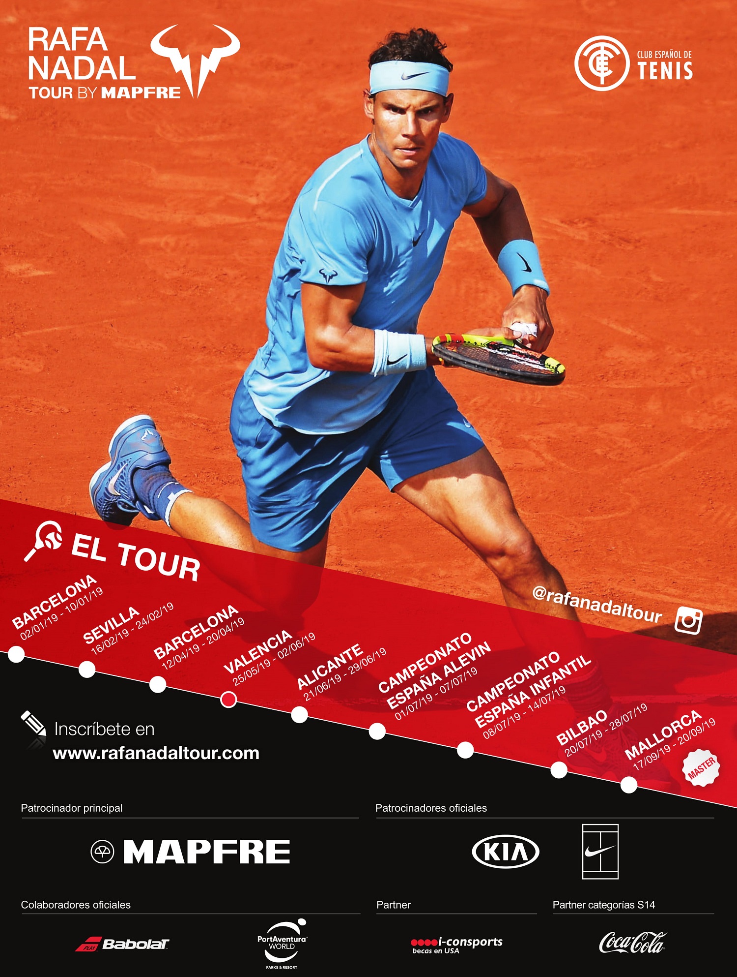 rafa nadal tour spain