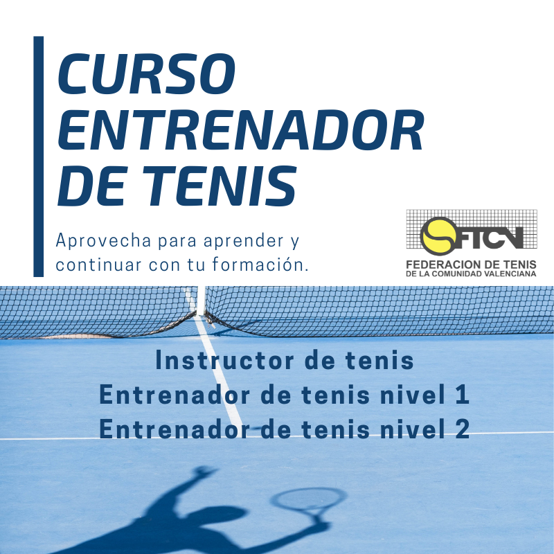Curso entrenador de tenis nivel 2 Federación de Tenis de la Comunidad
